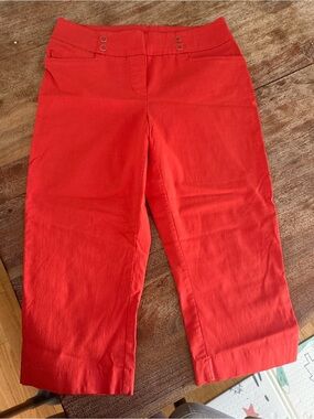 Coral Capri Pants